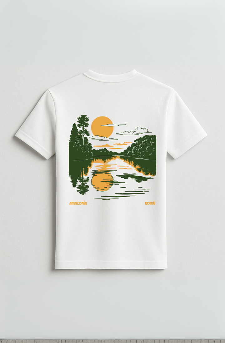 Camiseta Amazonía Blanca (PREVENTA)