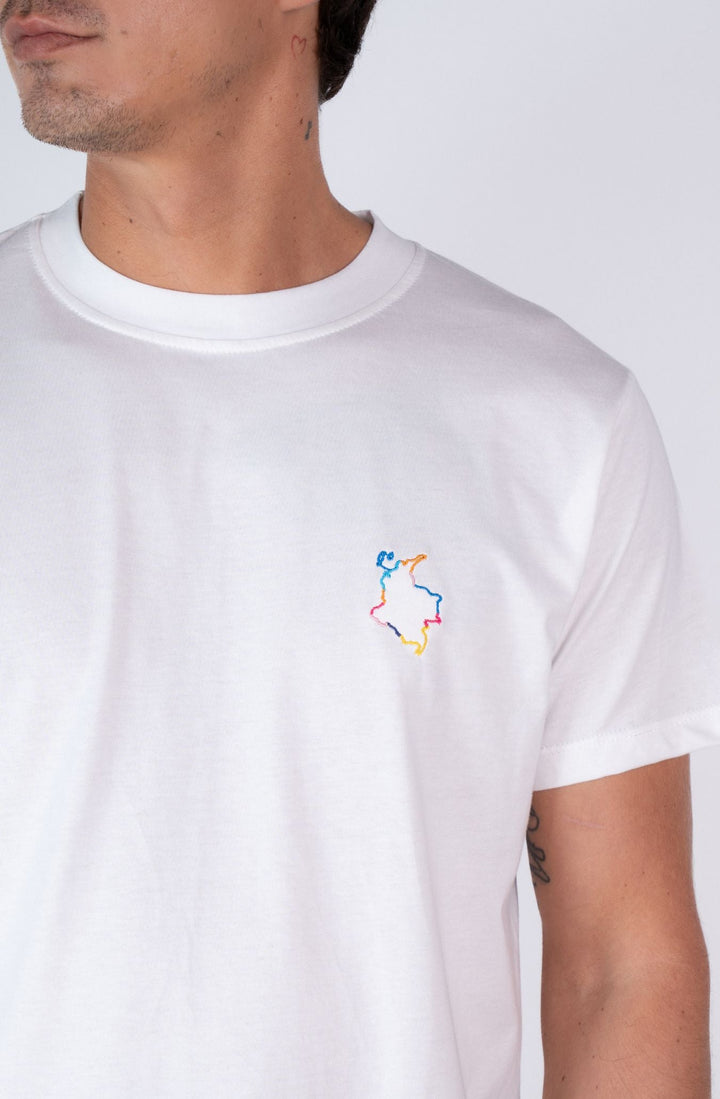 Camiseta Colombia Blanca