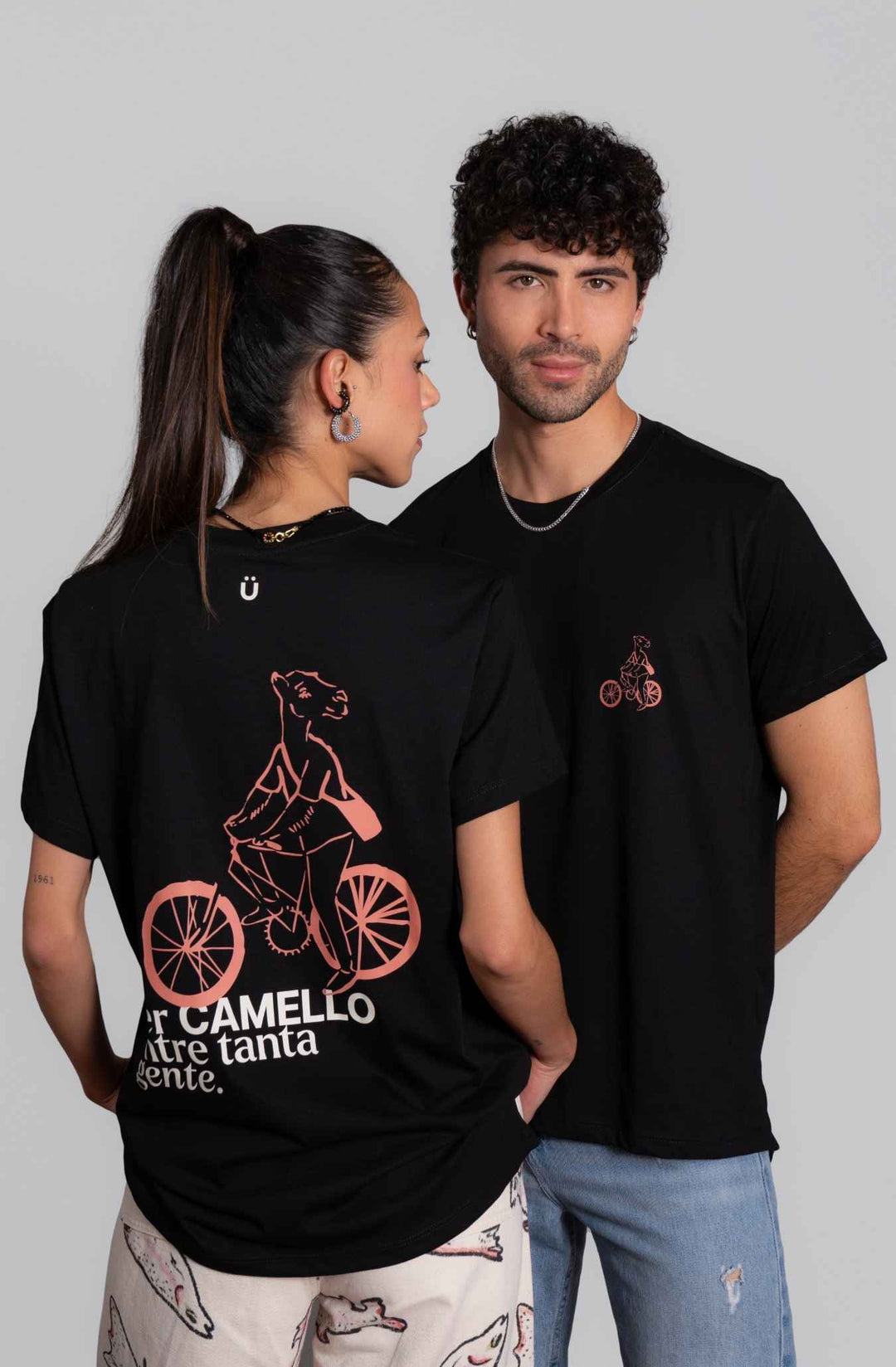 Camiseta Unisex Negra Bicicleta