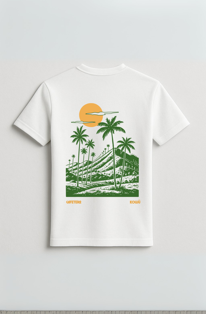 Camiseta Cafetera Blanca (PREVENTA)