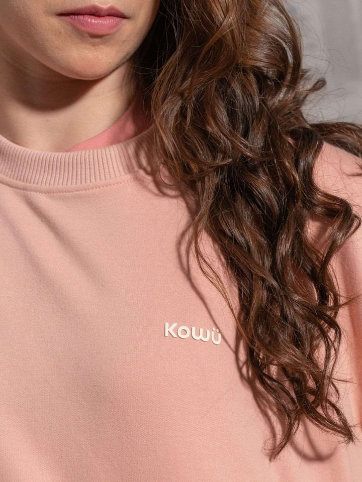 Crewneck Kowü Basic Salmón