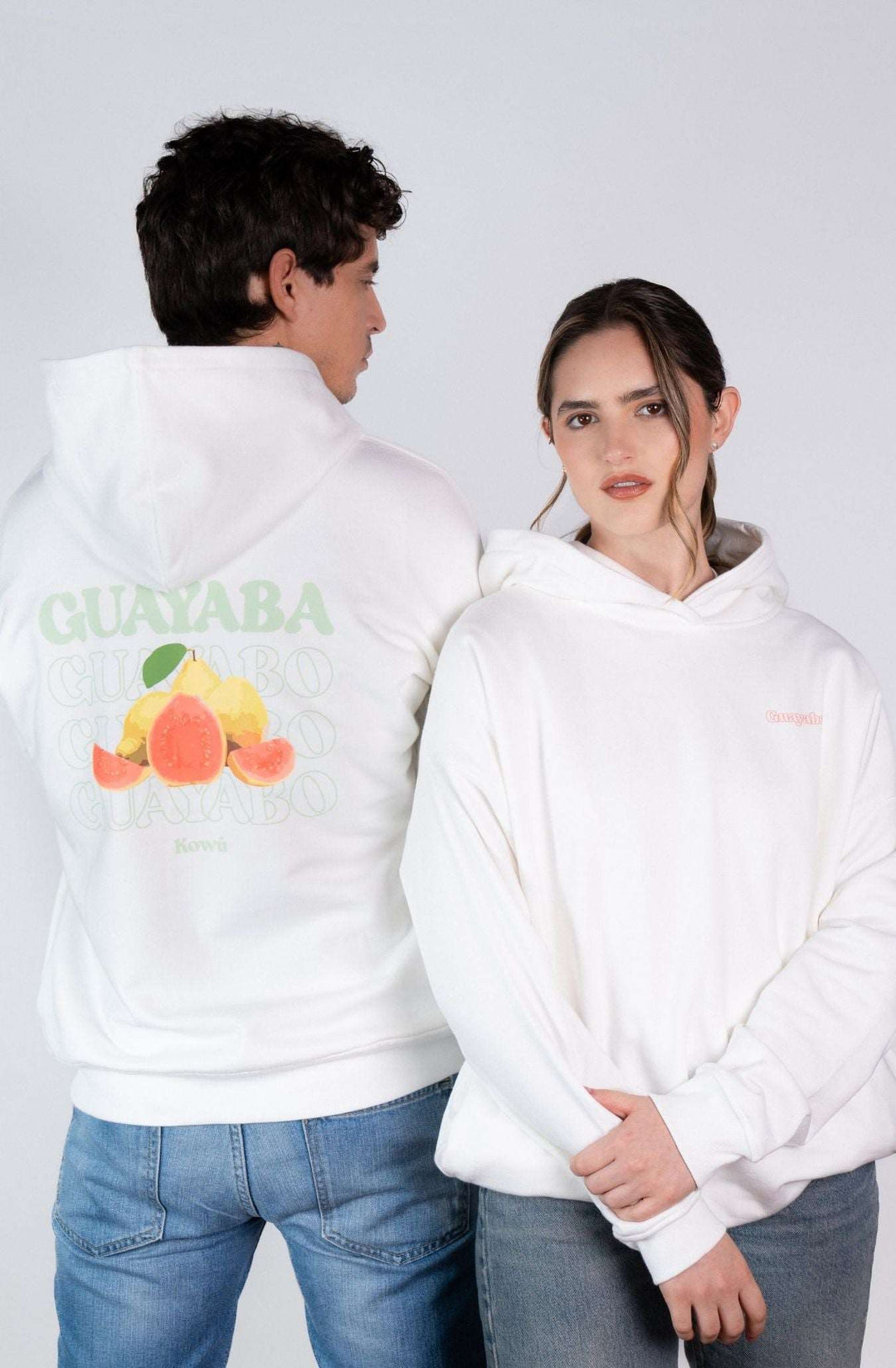 Hoodie Guayaba Marfil