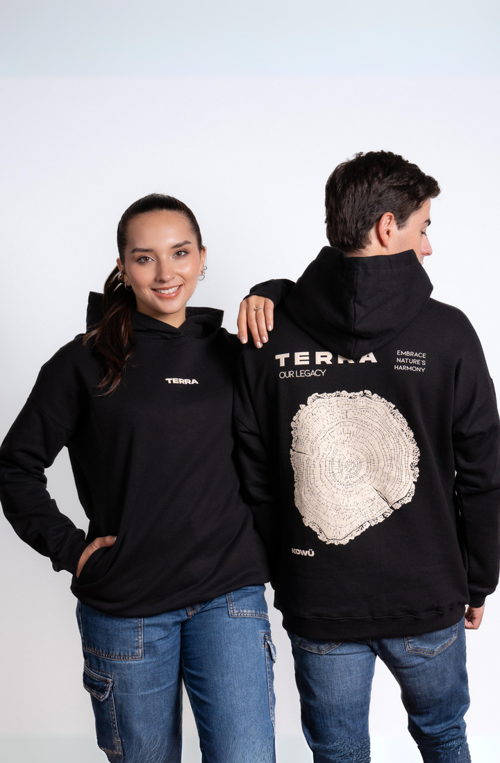 Hoodie Tronco Negro