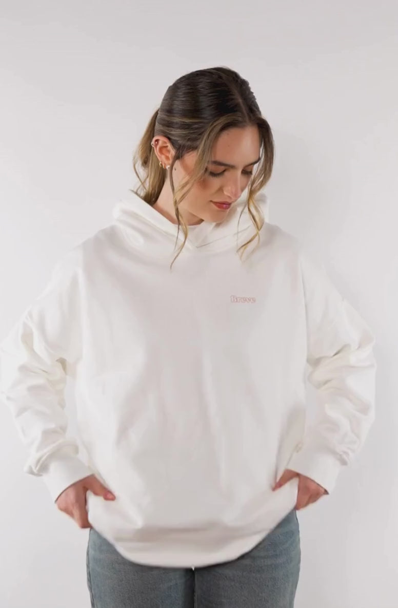 Hoodie Breva Marfil