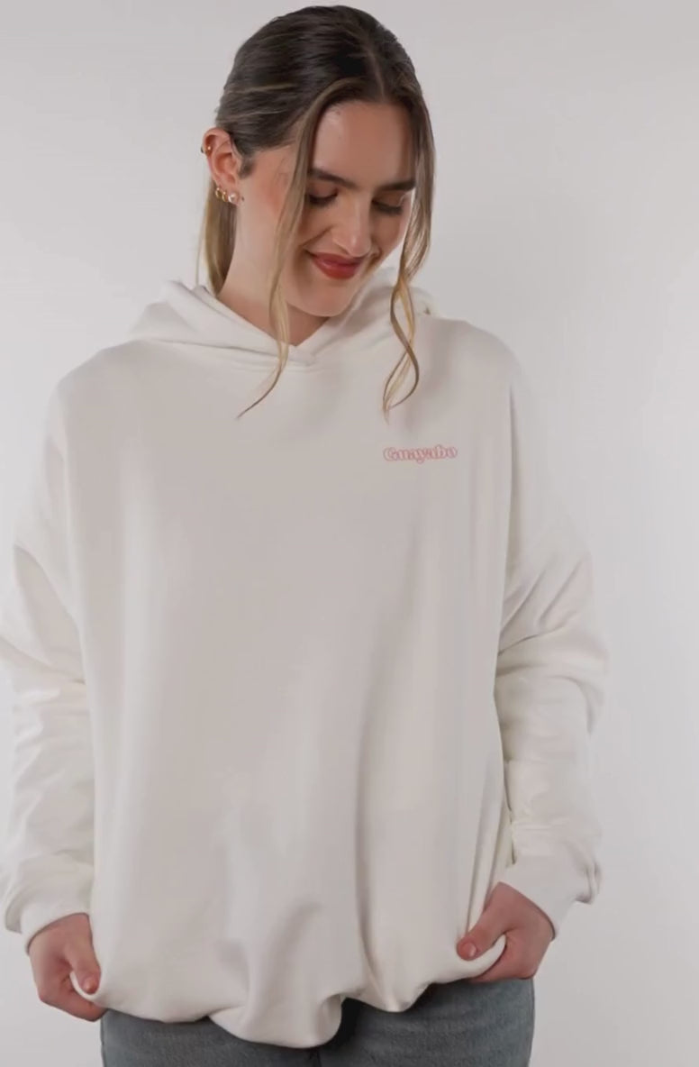 Hoodie Guayaba Marfil