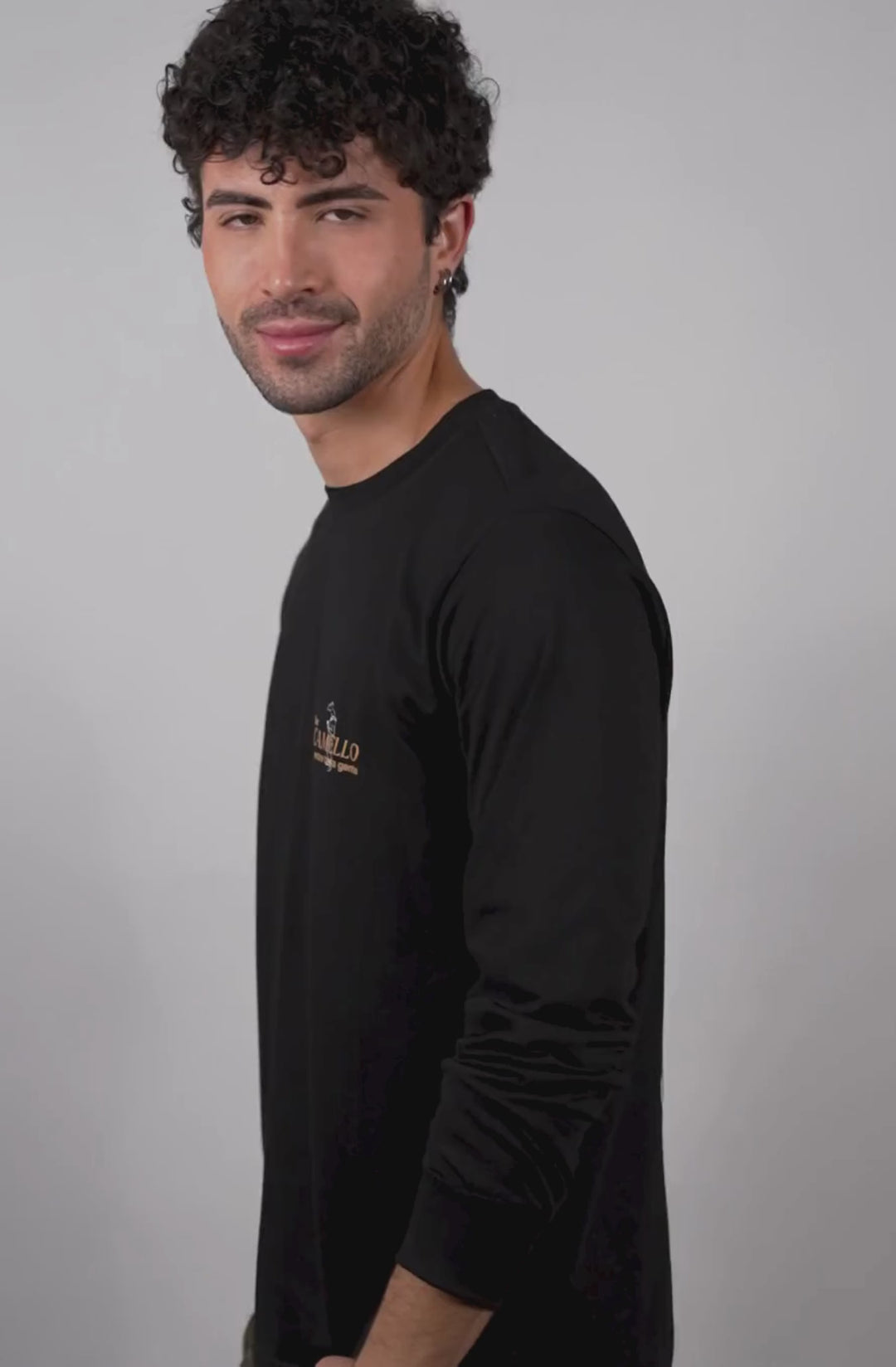 Long Sleeve Ser Camello Negra