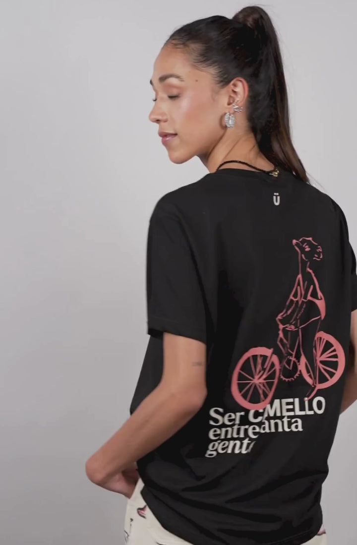 Camiseta Bicicleta Negra